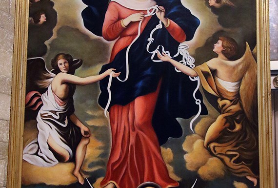 Maria che scioglie i nodi, una celebrazione in suo onore